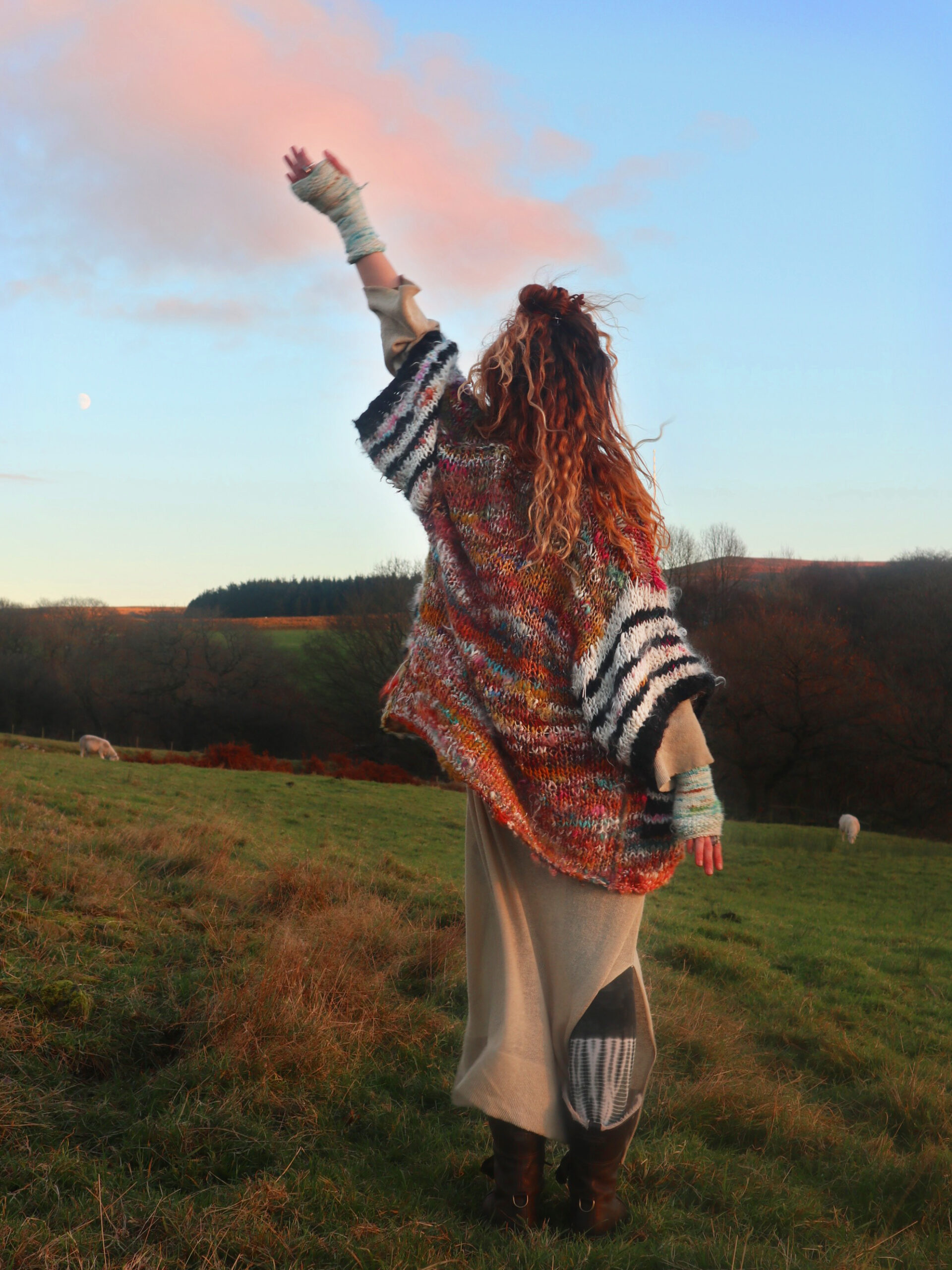 Colour Yourself Free Cardi' - Knitting Pattern (Digital Download) - Image 2