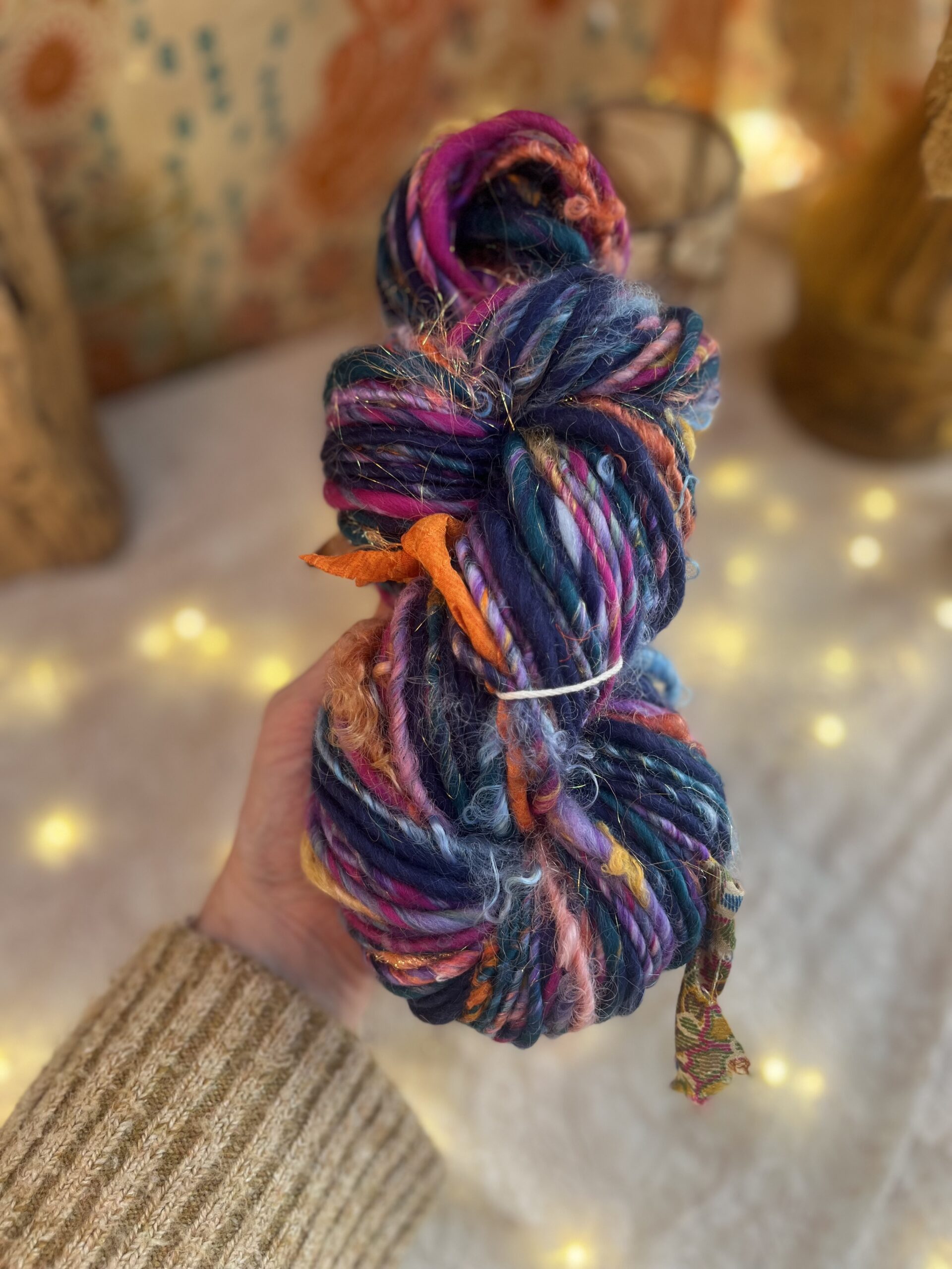 SINGLE PLY - CHUNKY ART YARN 150g/85m | Fantasy Skies Series - Image 5