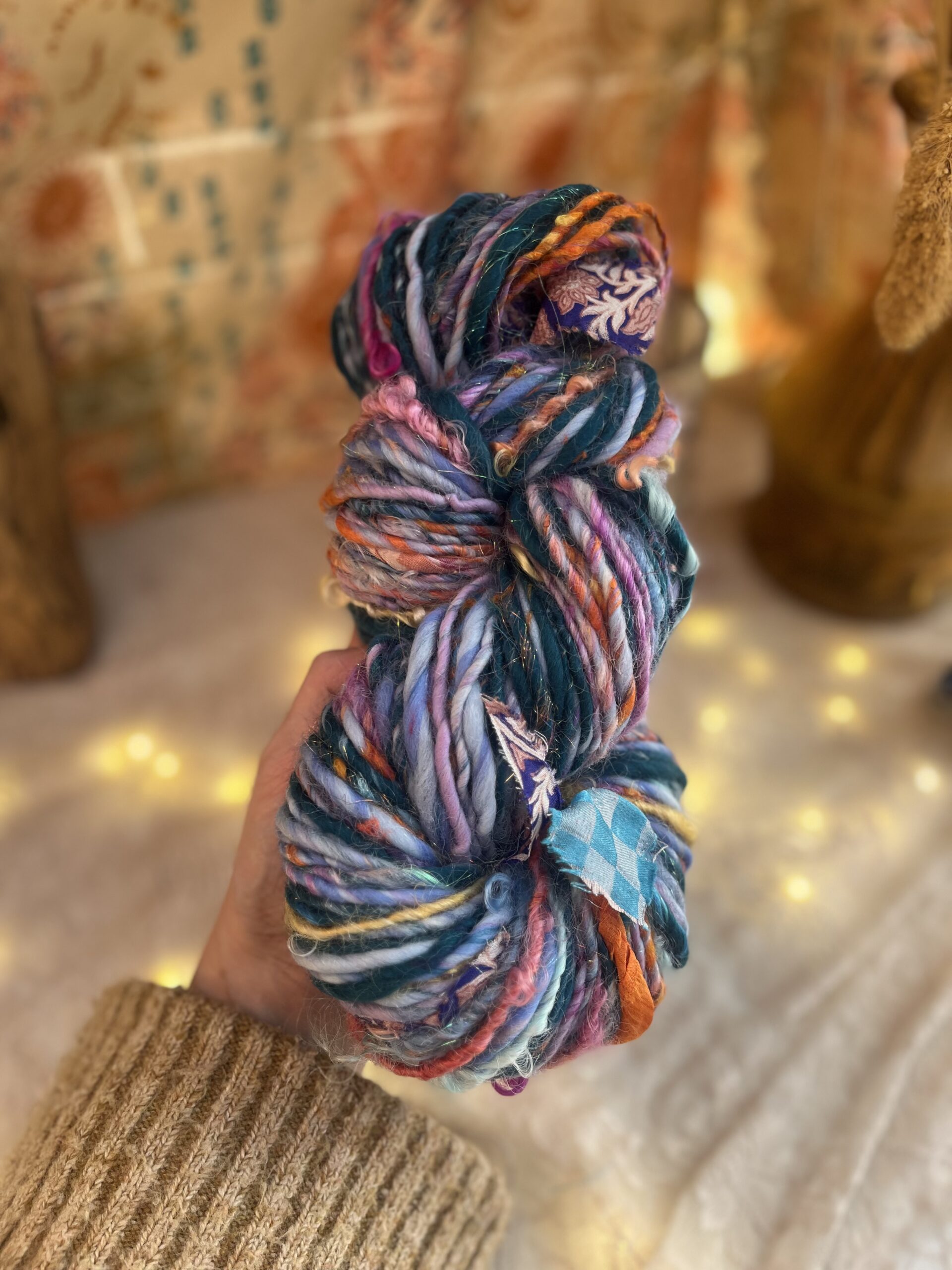 SINGLE PLY - CHUNKY ART YARN 180g/100m | Fantasy Skies Series - Image 5