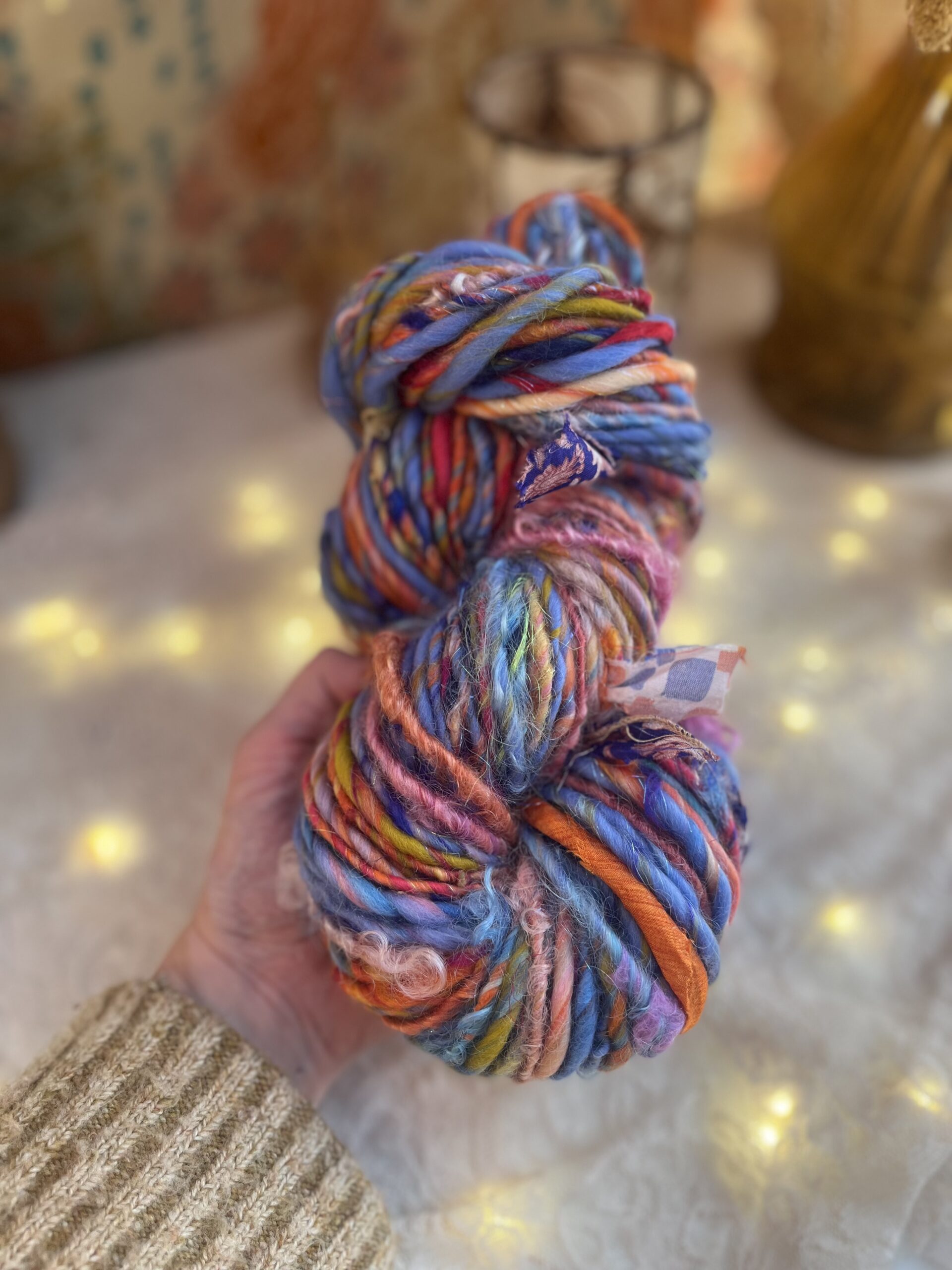 SINGLE PLY - CHUNKY ART YARN 150g/90m | Fantasy Skies Series - Image 6