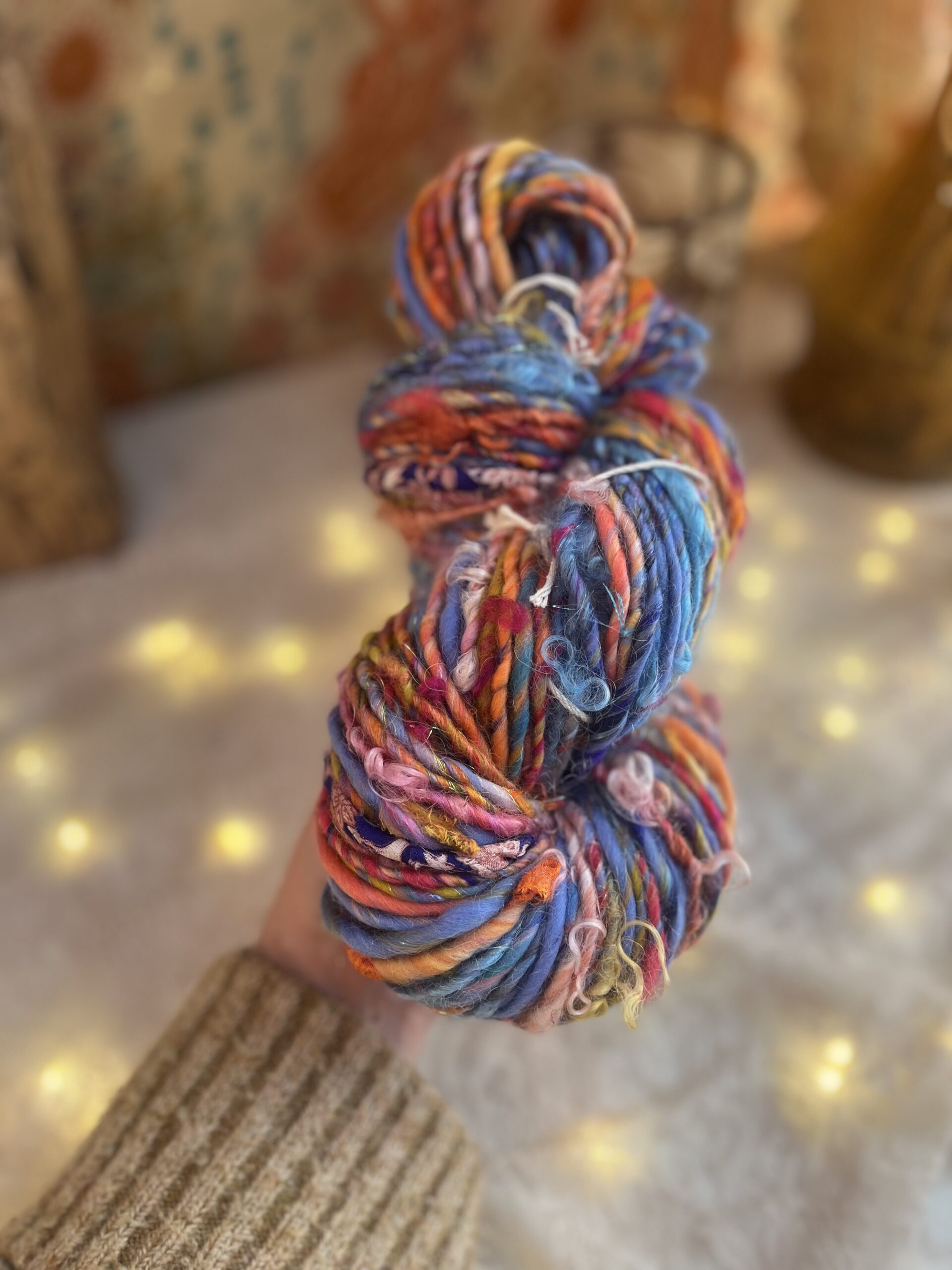 SINGLE PLY - CHUNKY ART YARN 150g/90m | Fantasy Skies Series - Image 5