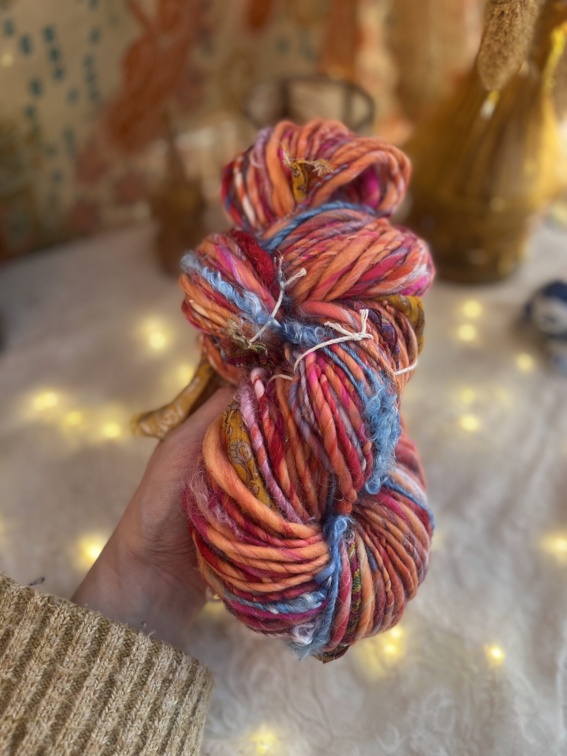 SINGLE PLY - CHUNKY ART YARN 175g/100m | Fantasy Skies Series - Image 4