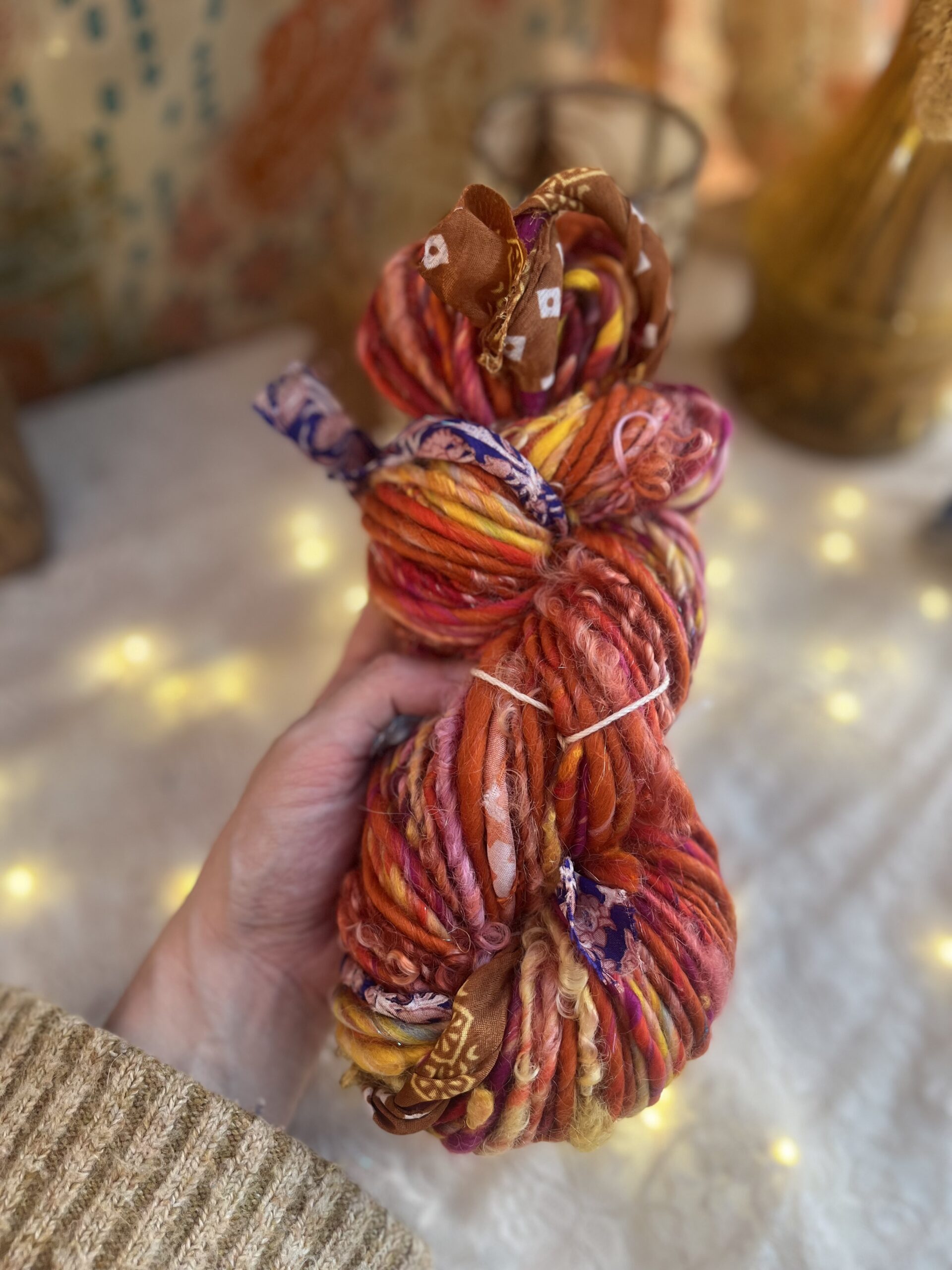 SINGLE PLY - CHUNKY ART YARN 145g/82m | Fantasy Skies Series - Image 5