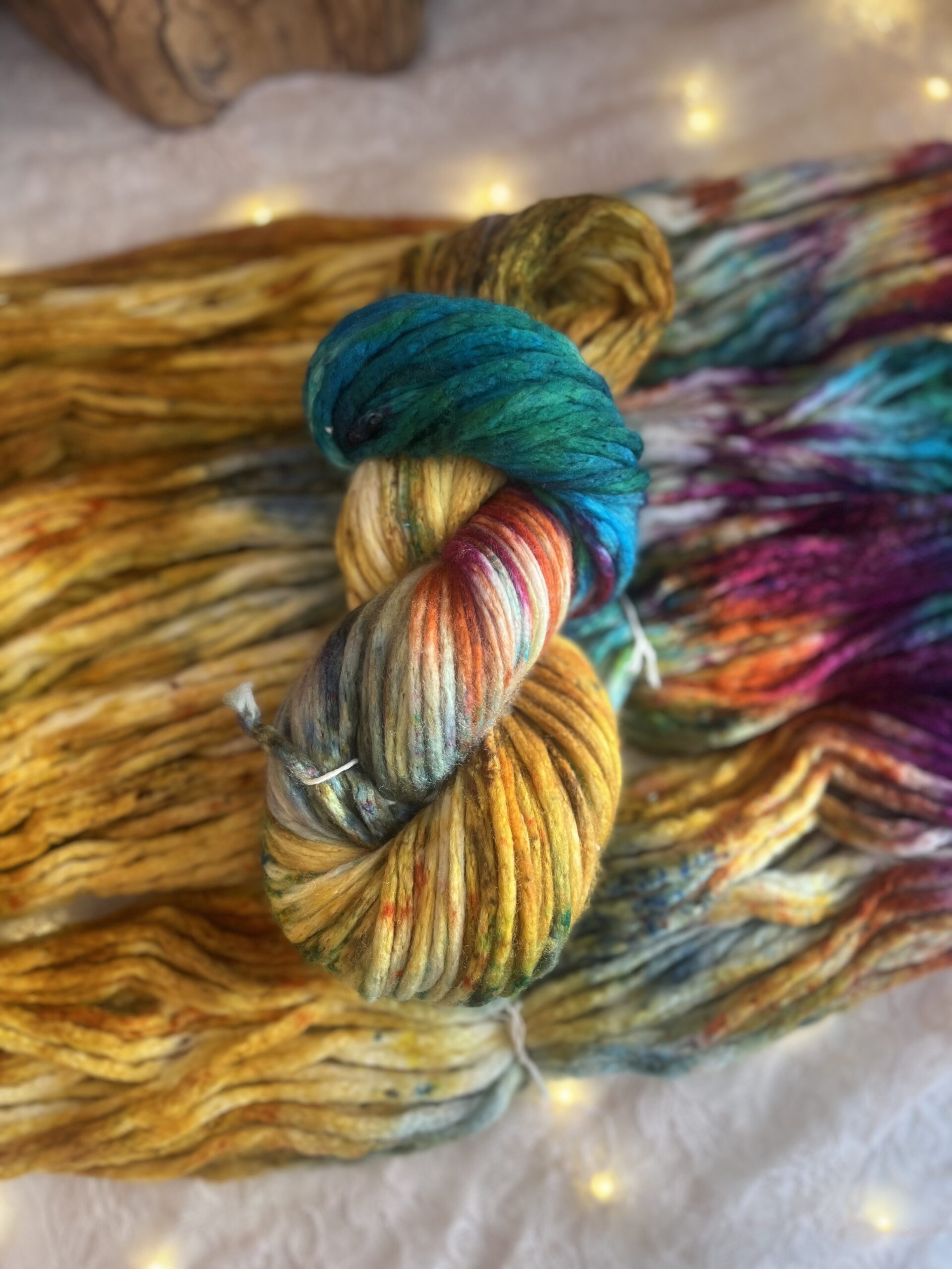 WATER LILY SUNRISE | Super Chunky - Hand Painted Extrafine SW Merino - Image 2