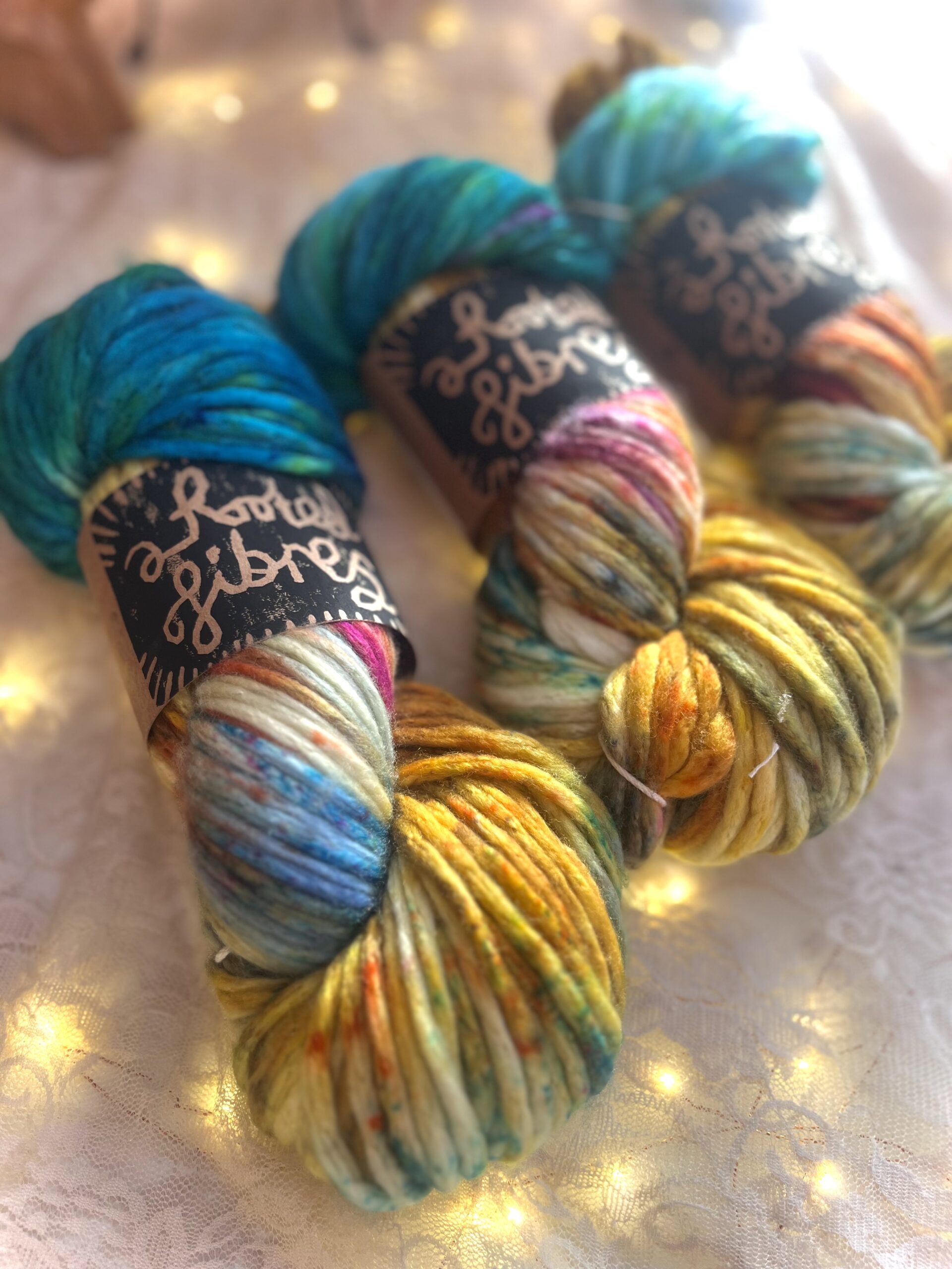 WATER LILY SUNRISE | Super Chunky - Hand Painted Extrafine SW Merino - Image 6