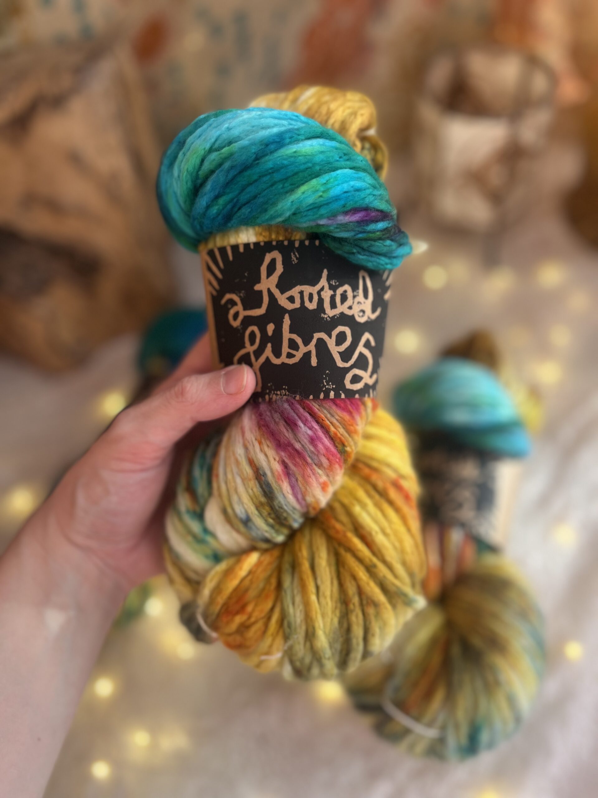 WATER LILY SUNRISE | Super Chunky - Hand Painted Extrafine SW Merino - Image 4