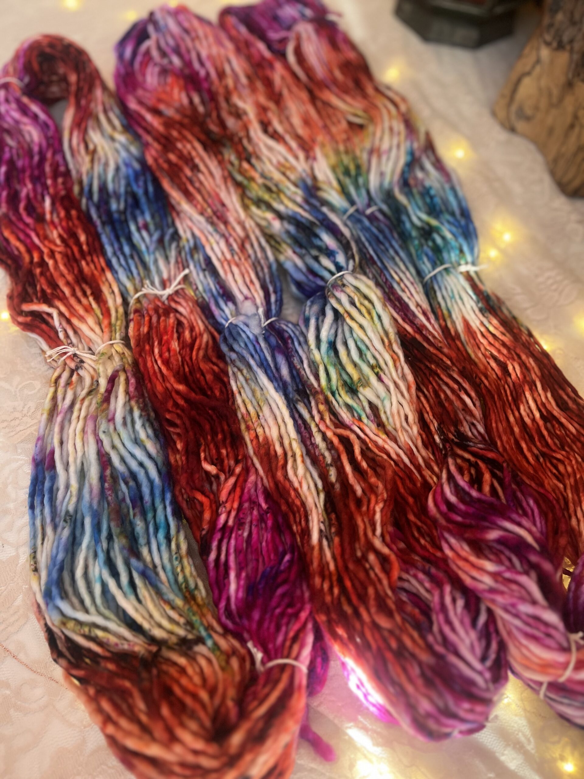 ACID RAIN | Chunky Single - Hand Painted Extrafine SW Merino - Image 2