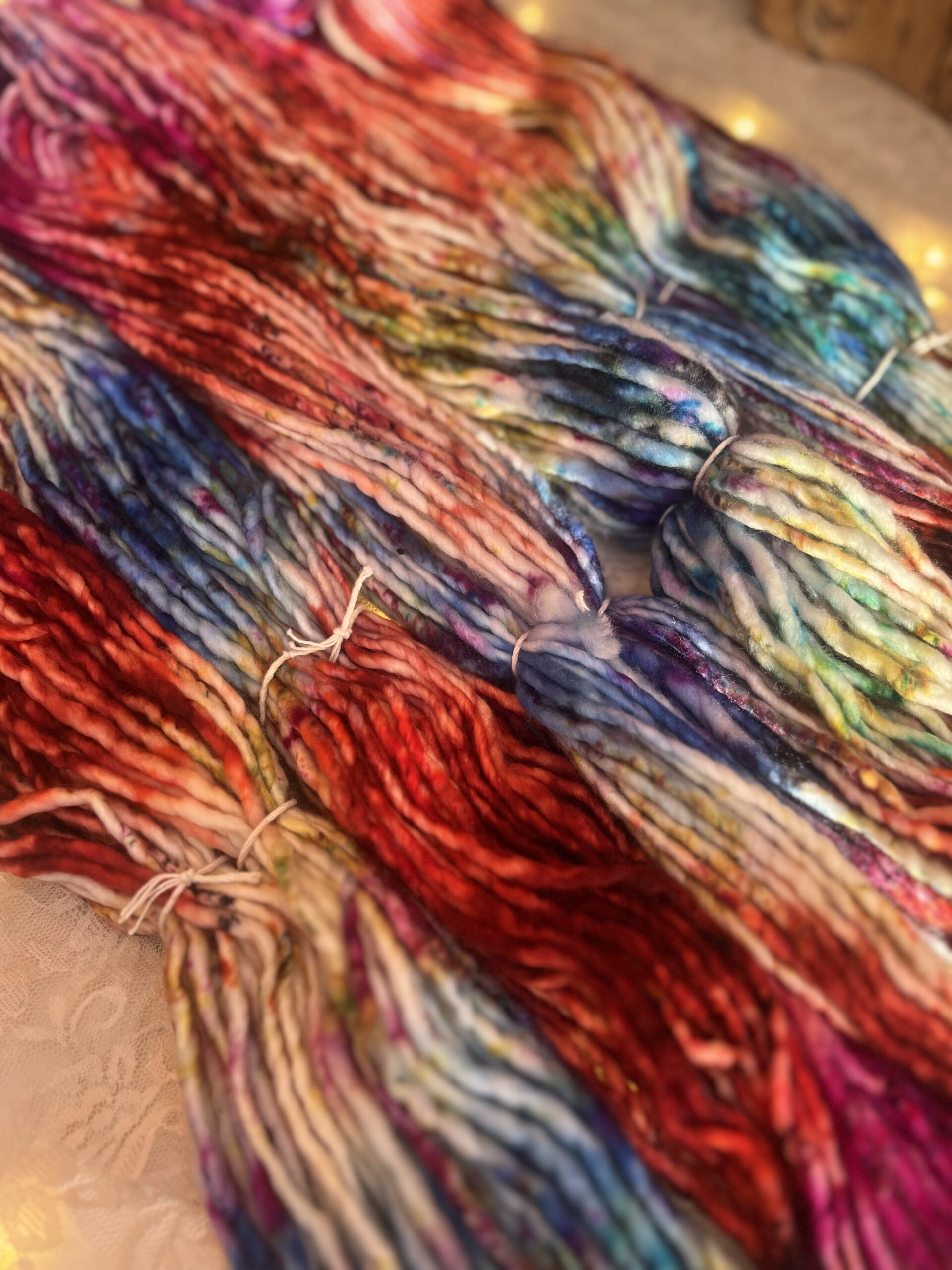ACID RAIN | Chunky Single - Hand Painted Extrafine SW Merino - Image 7