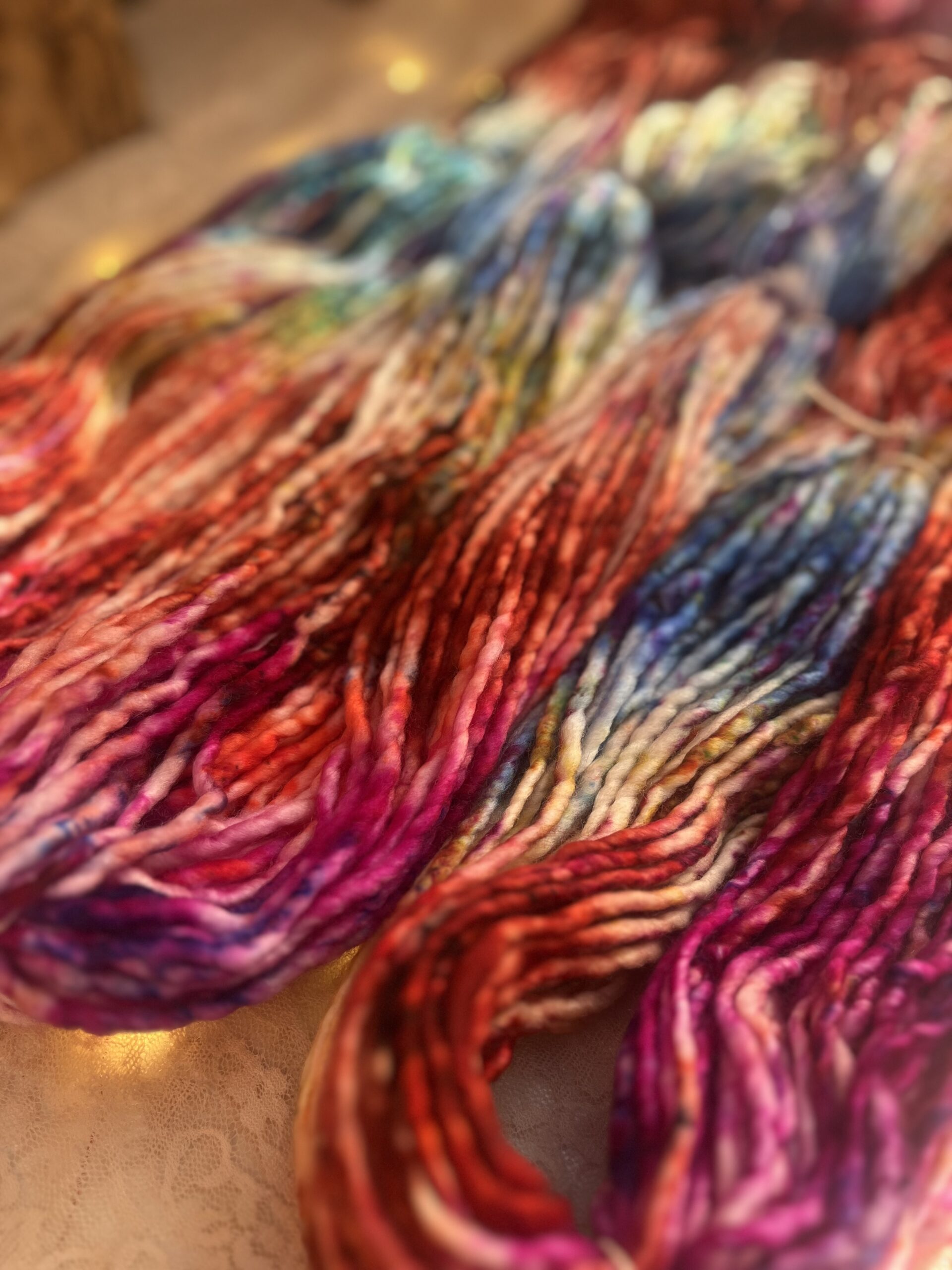 ACID RAIN | Chunky Single - Hand Painted Extrafine SW Merino - Image 5