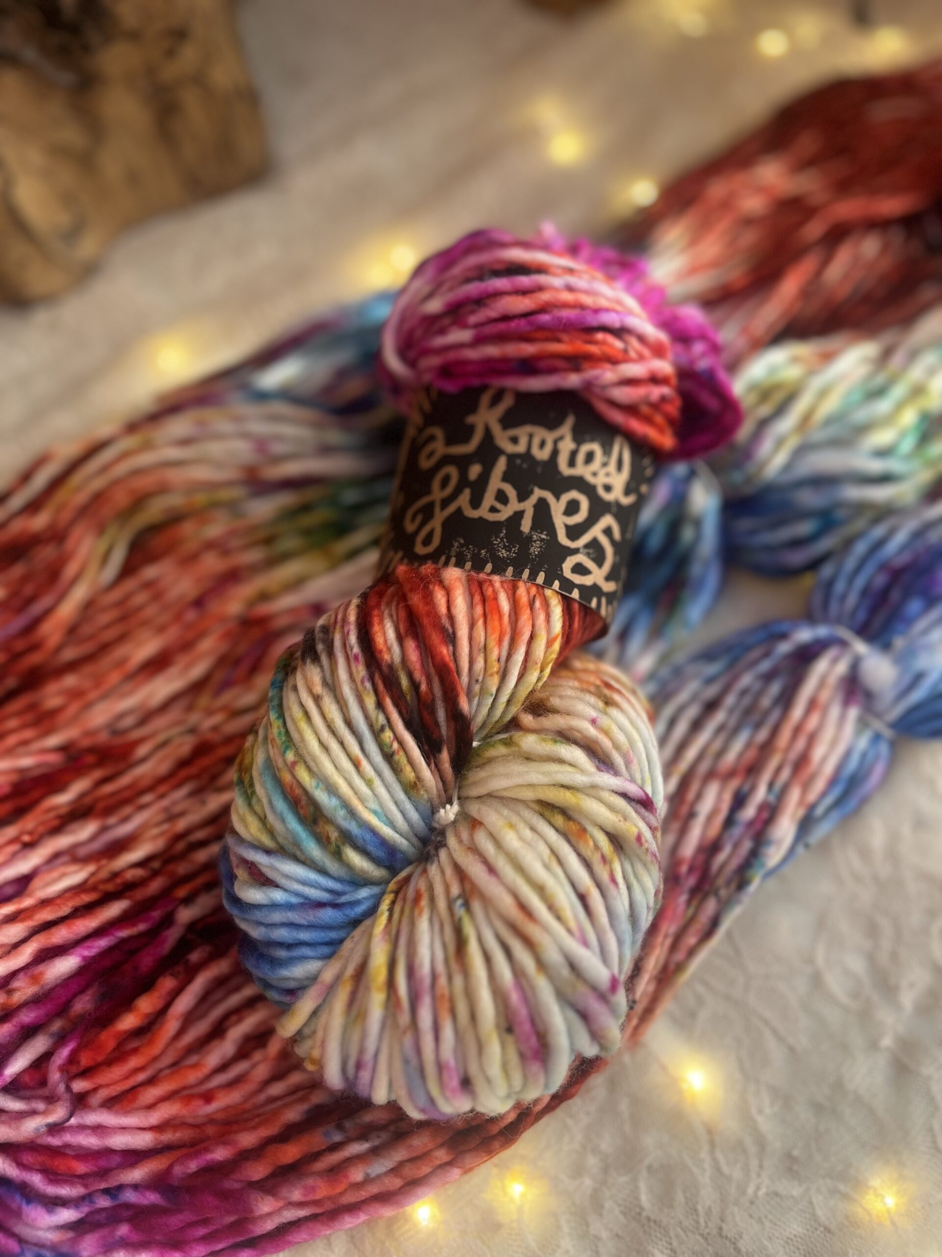 ACID RAIN | Chunky Single - Hand Painted Extrafine SW Merino