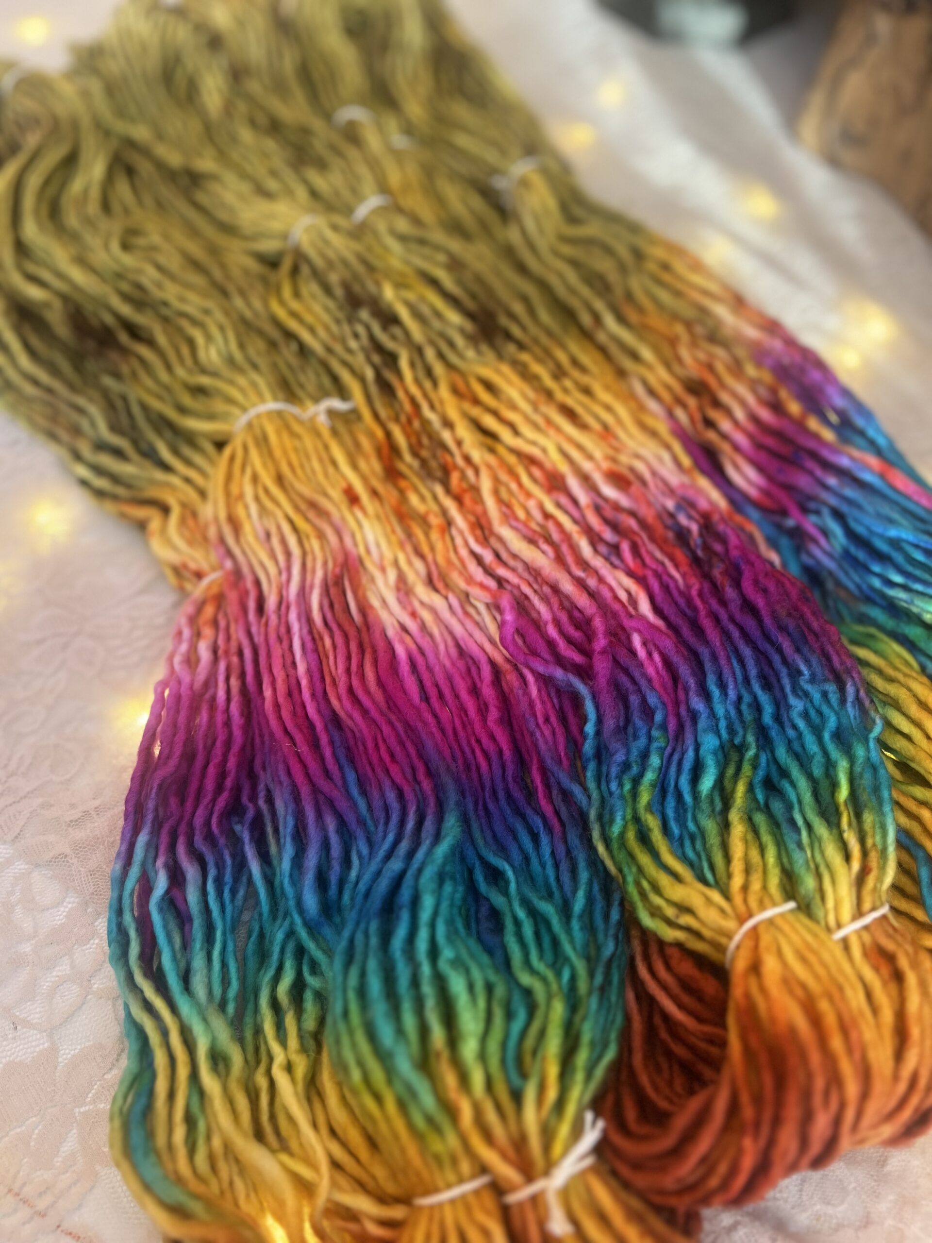 MAGIC MOSS | Chunky Single - Hand Painted Extrafine SW Merino - Image 8