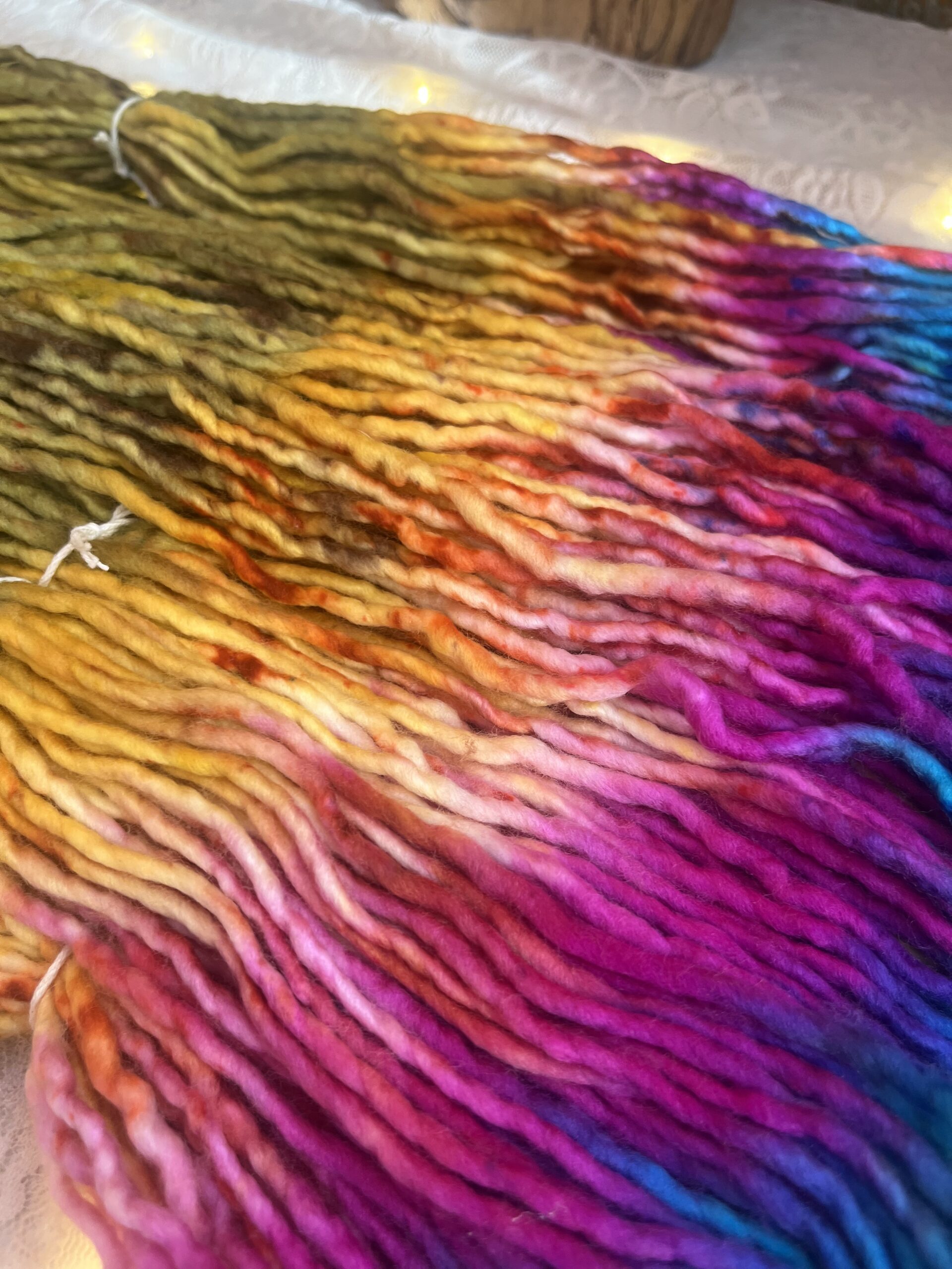 MAGIC MOSS | Chunky Single - Hand Painted Extrafine SW Merino - Image 2