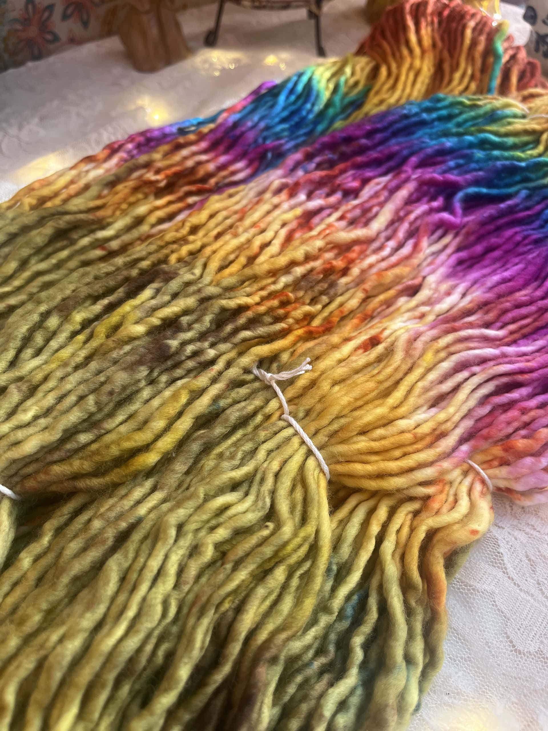 MAGIC MOSS | Chunky Single - Hand Painted Extrafine SW Merino - Image 7