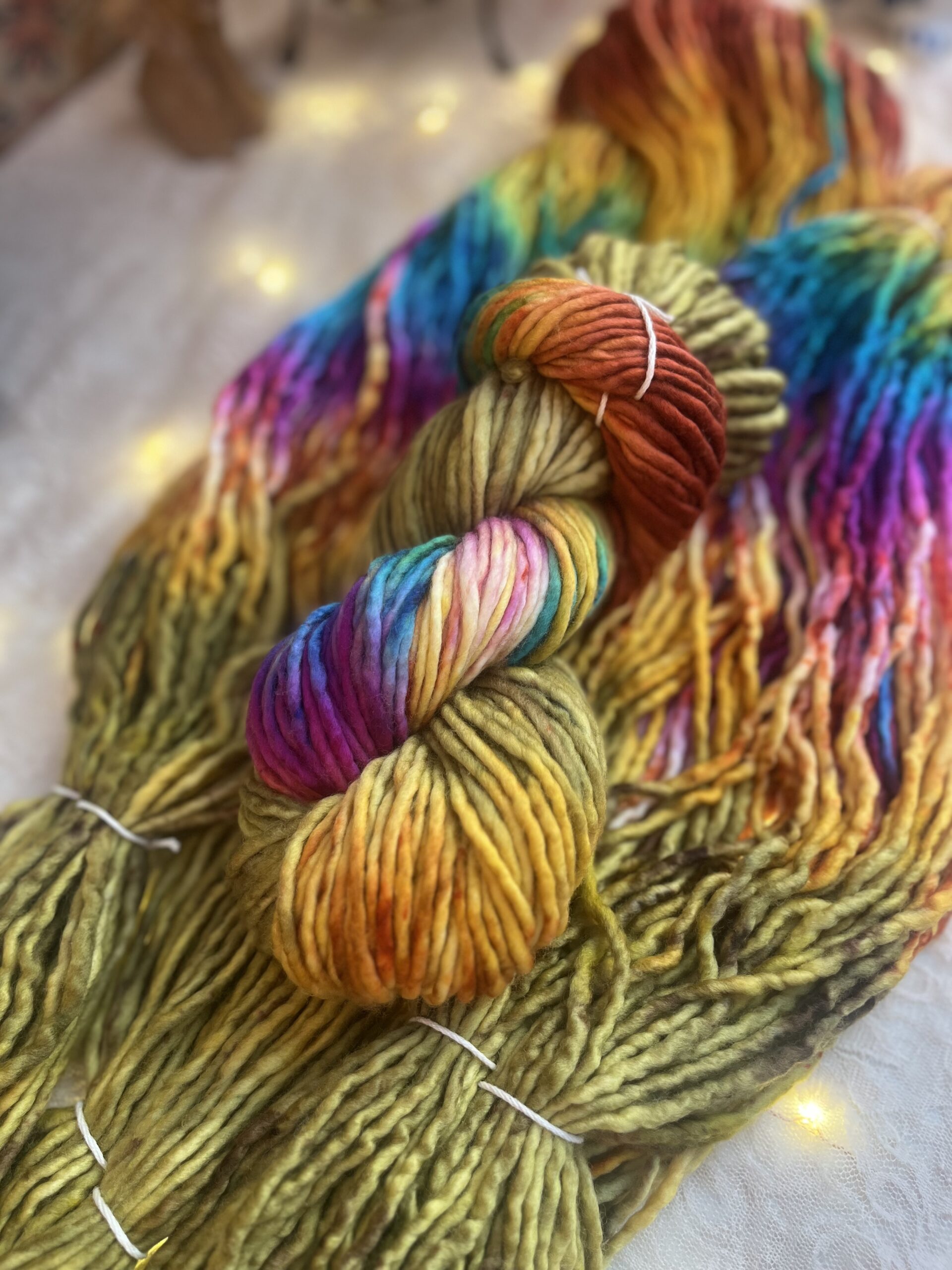 MAGIC MOSS | Chunky Single - Hand Painted Extrafine SW Merino - Image 6