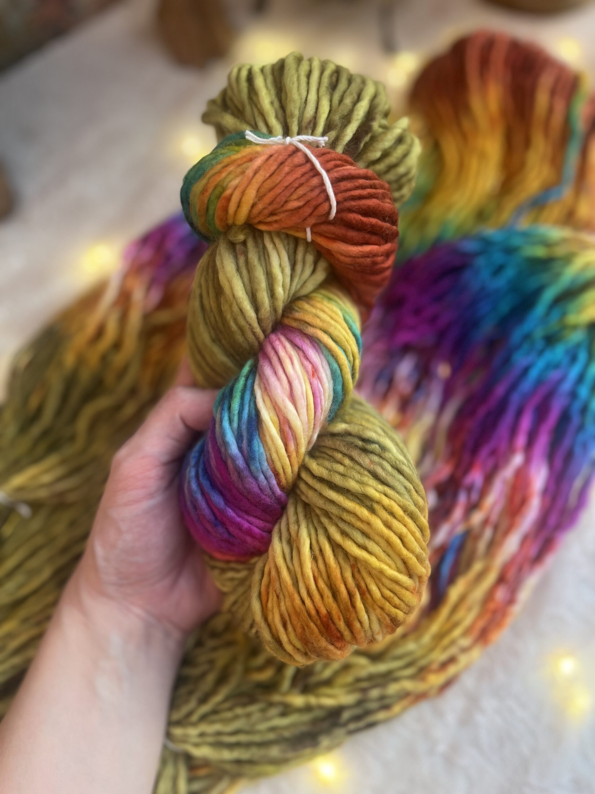 MAGIC MOSS | Chunky Single - Hand Painted Extrafine SW Merino - Image 5