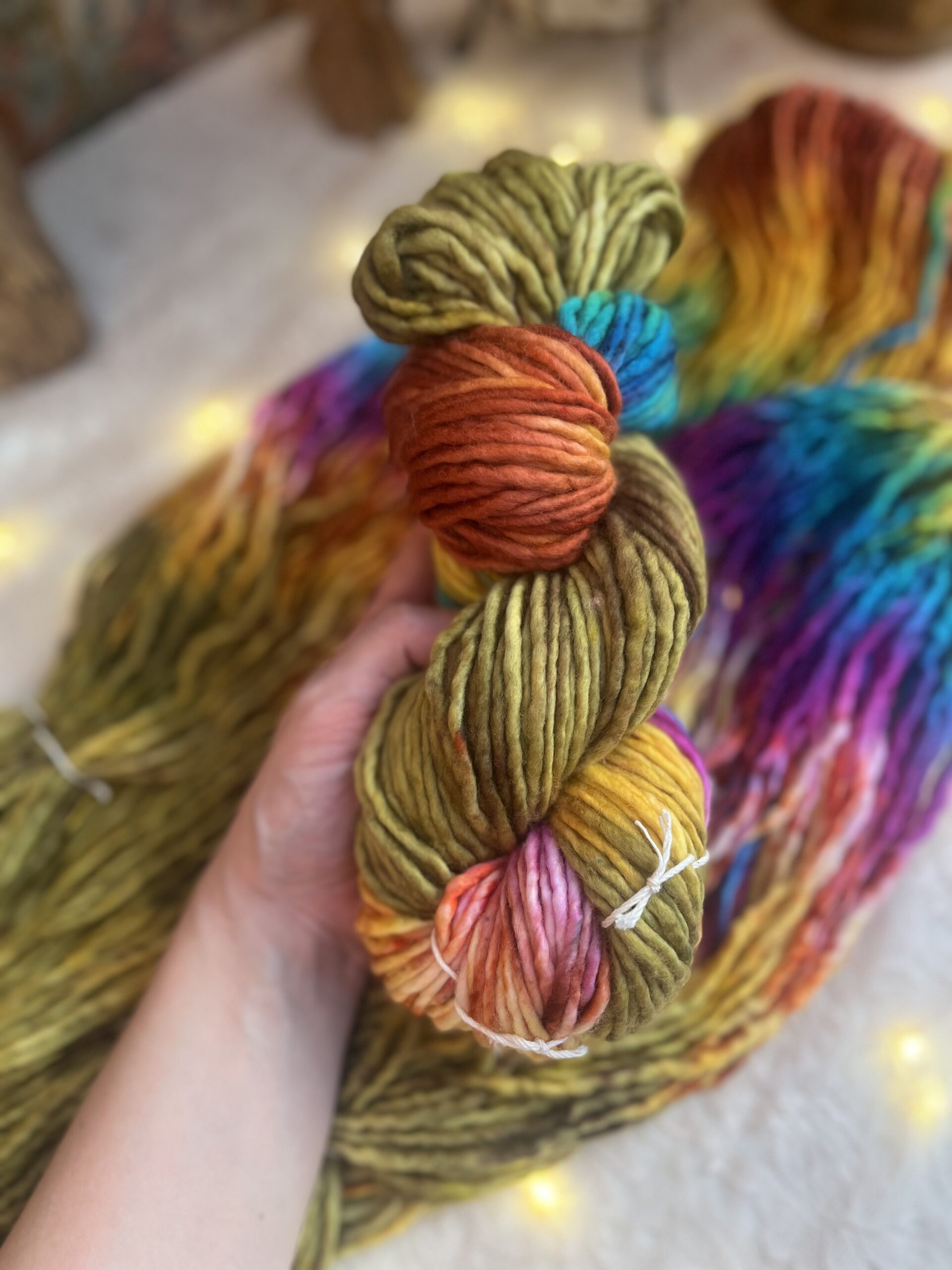 MAGIC MOSS | Chunky Single - Hand Painted Extrafine SW Merino - Image 4