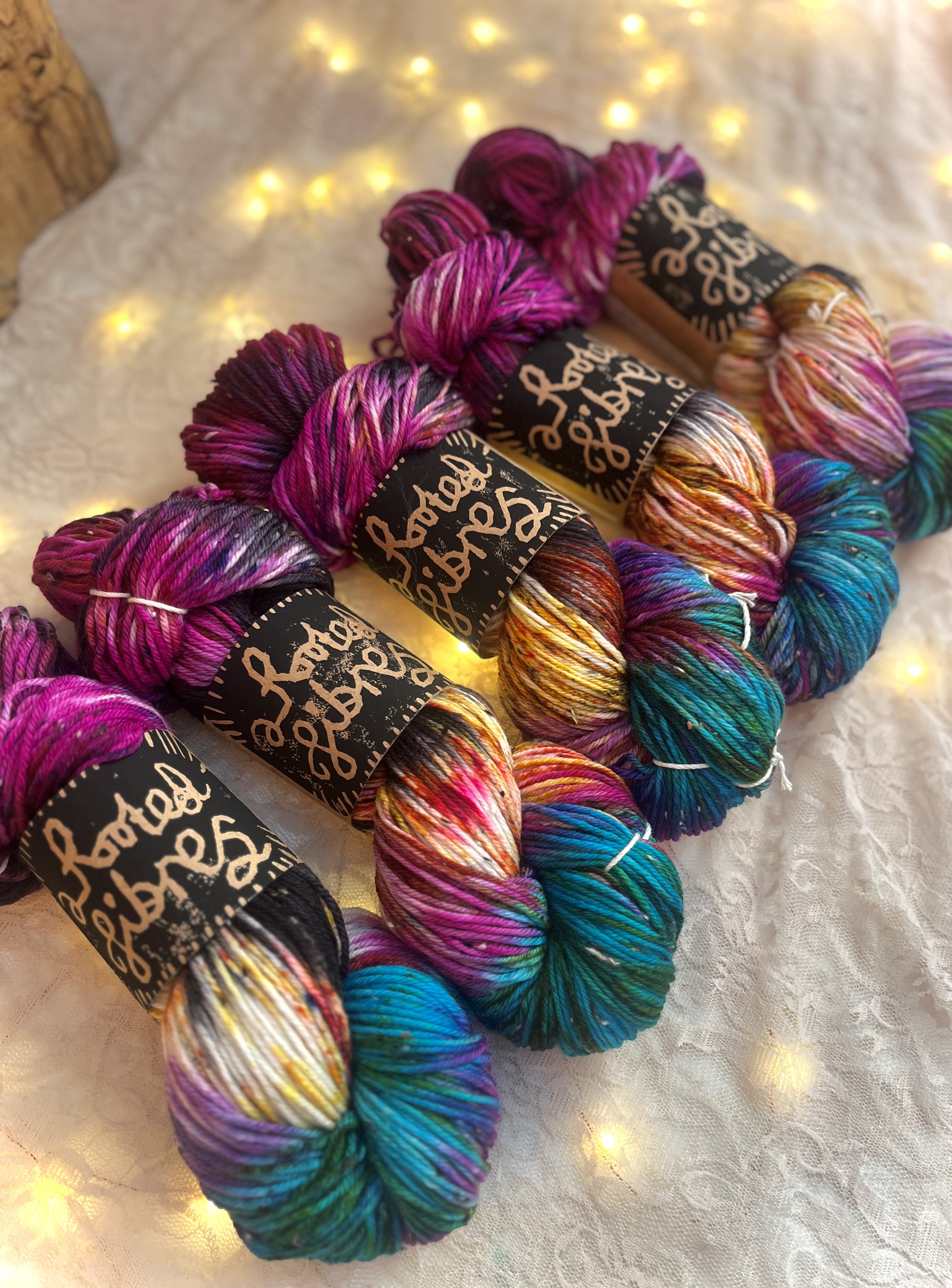 SPACE THUNDER | DK Tweed - Hand Painted Extrafine SW Merino/Nylon blend - Image 2